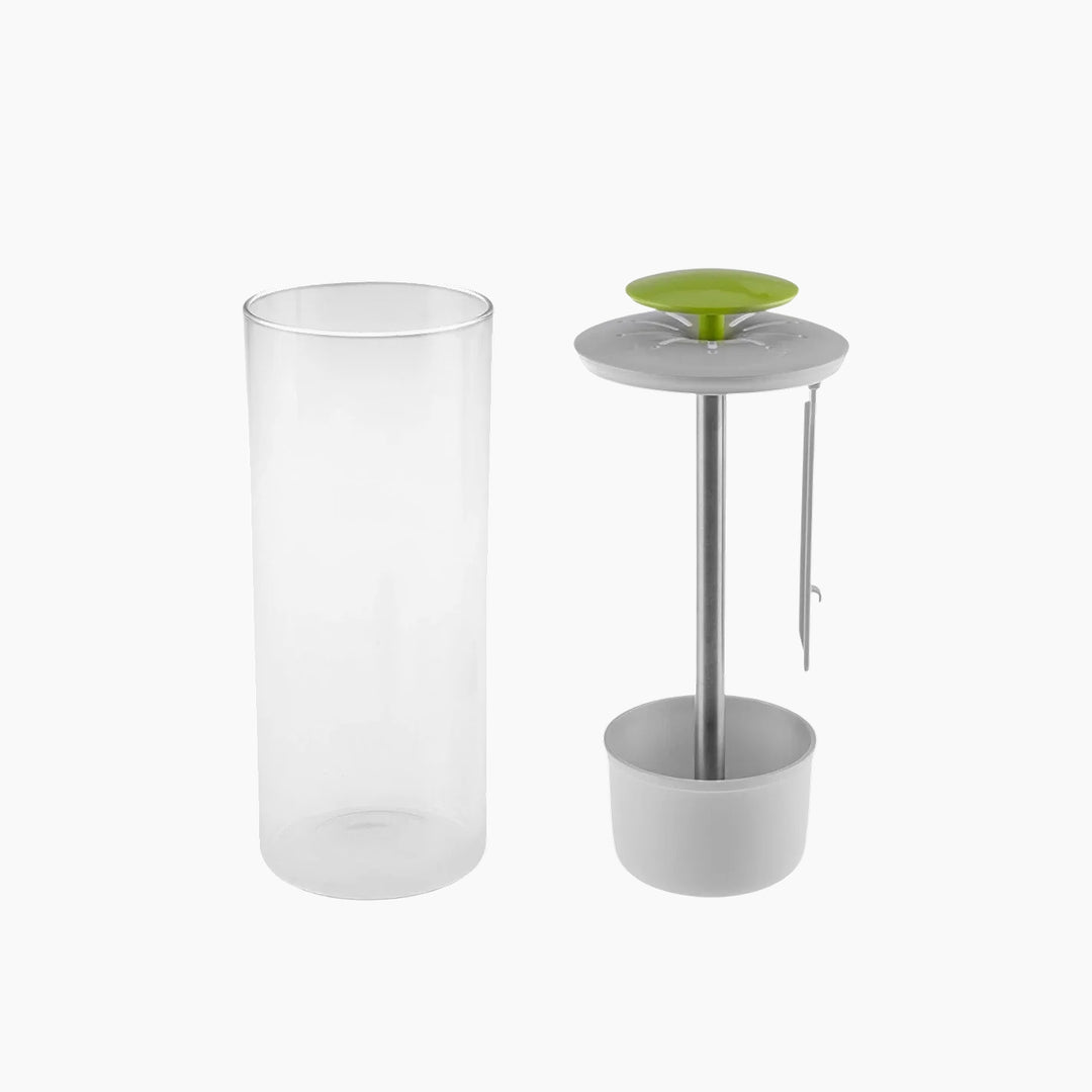Karaca Herbal Eco Glass Vegetable Storage Container – Cream