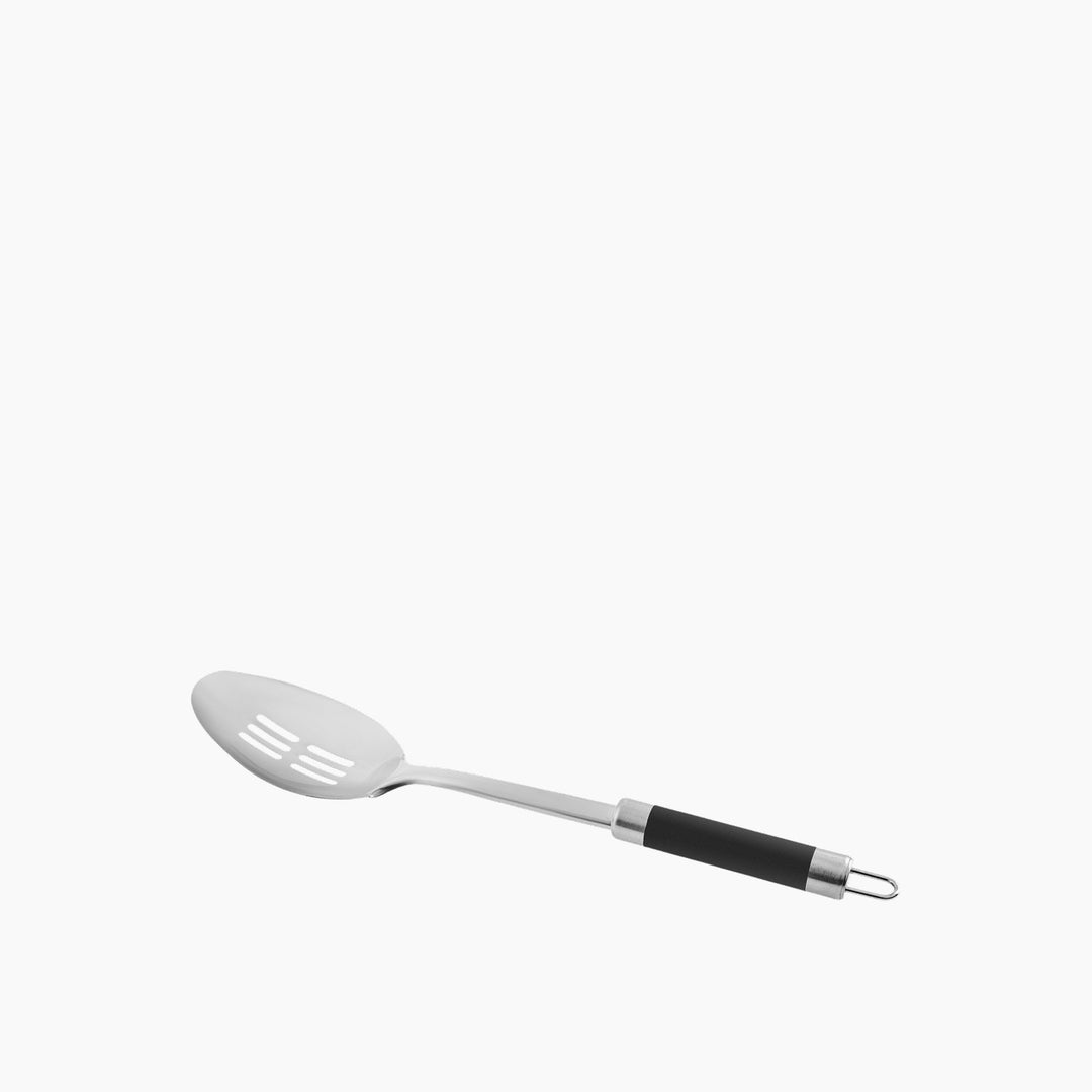 Karaca Mandy Grooved Serving Spoon - Steel