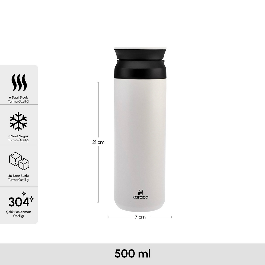 Karaca Rainbow Steel Thermos - 500 Ml