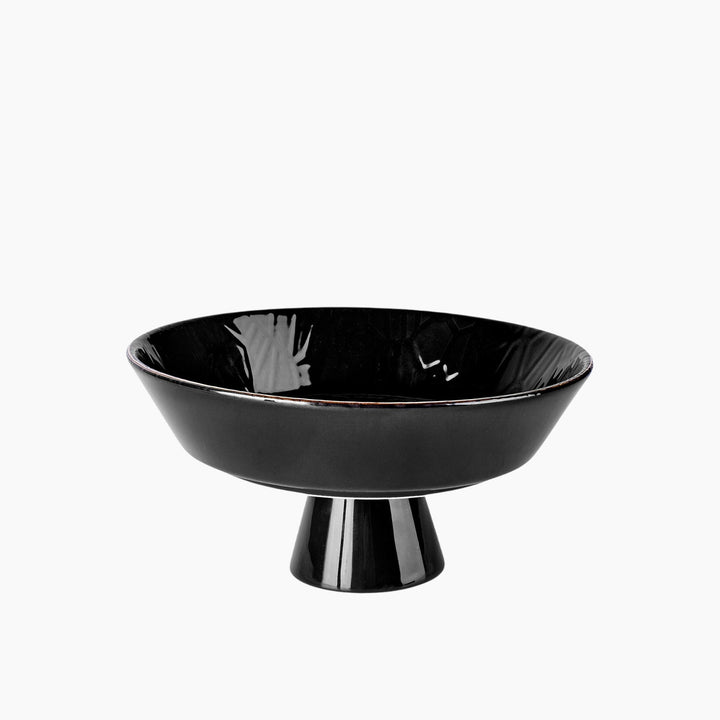 Karaca Calvin Footed Bowl 24 cm – Black