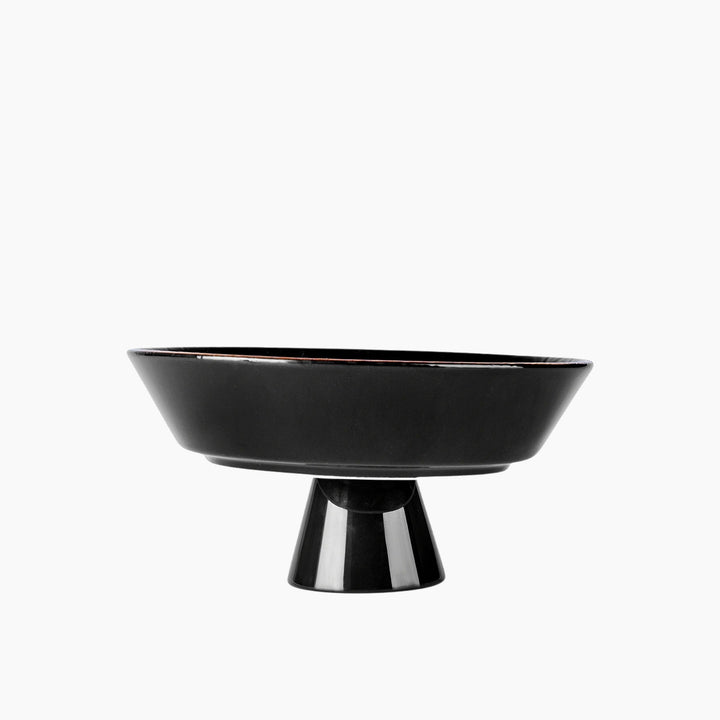 Karaca Calvin Footed Bowl 24 cm – Black