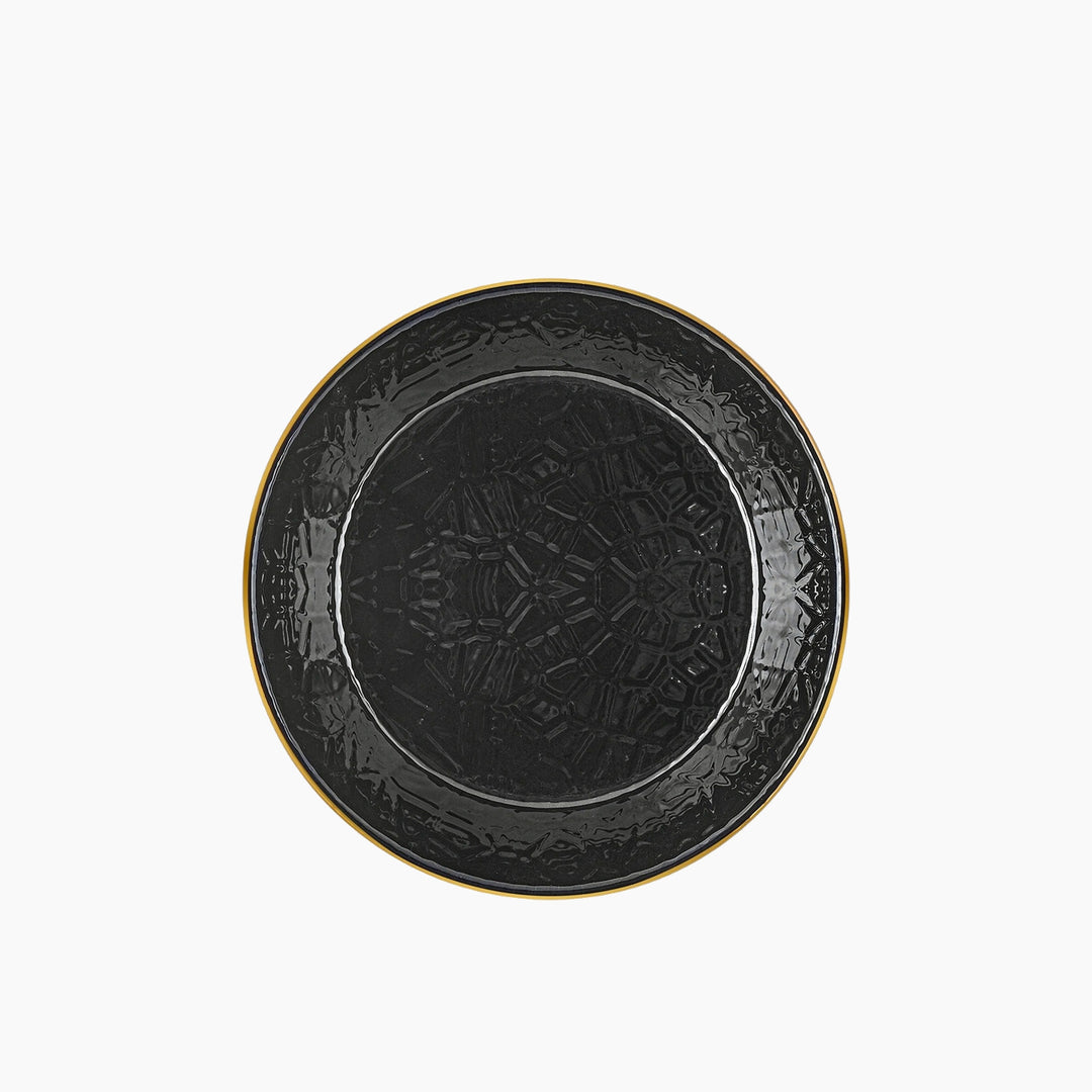 Karaca Calvin Footed Bowl 24 cm – Black