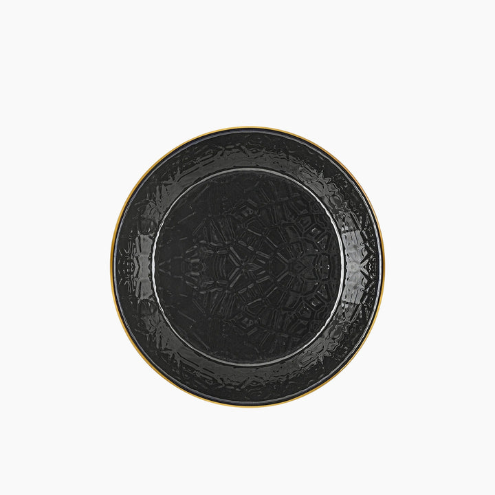 Karaca Calvin Footed Bowl 24 cm – Black