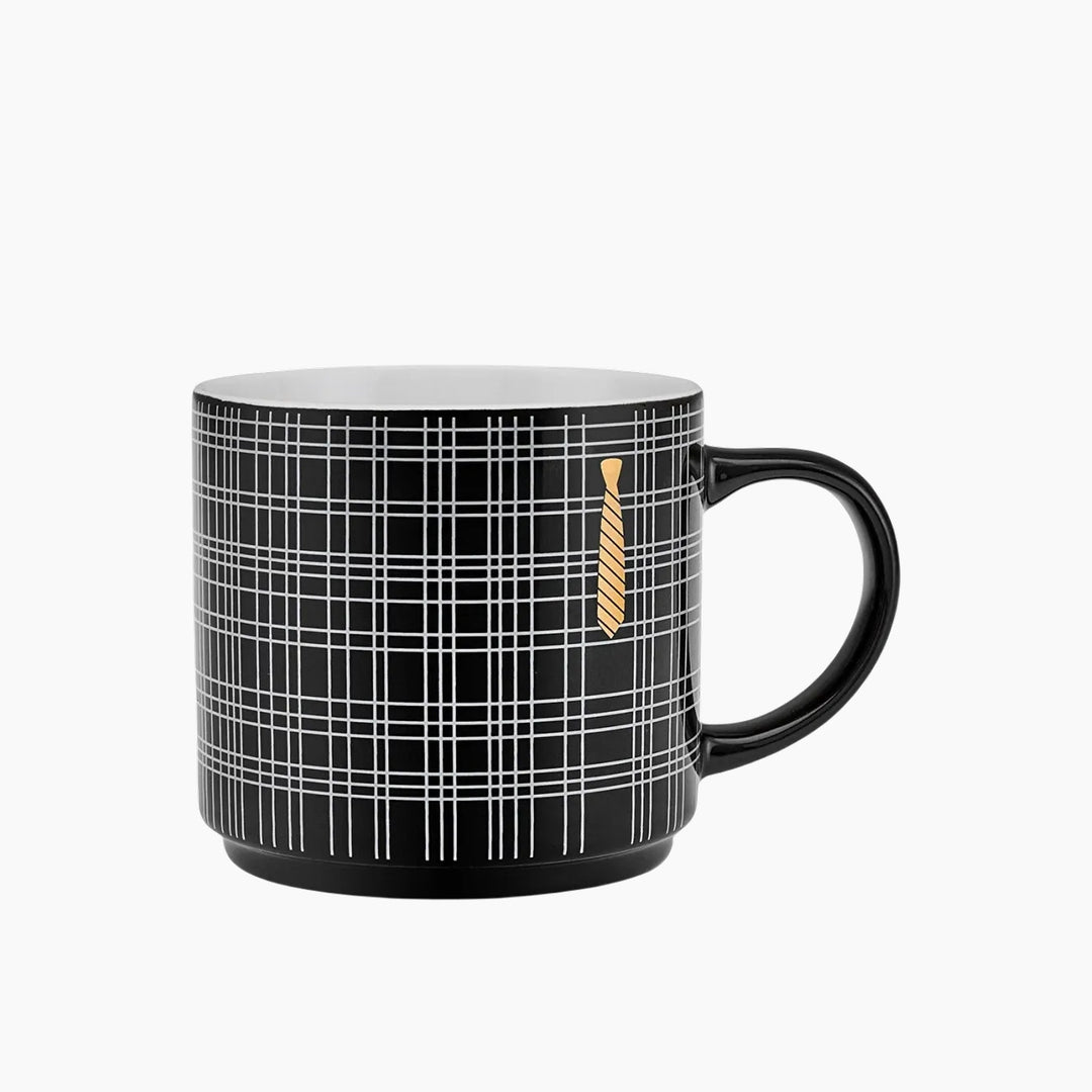 Karaca Kravat 480 Ml Mug - Black