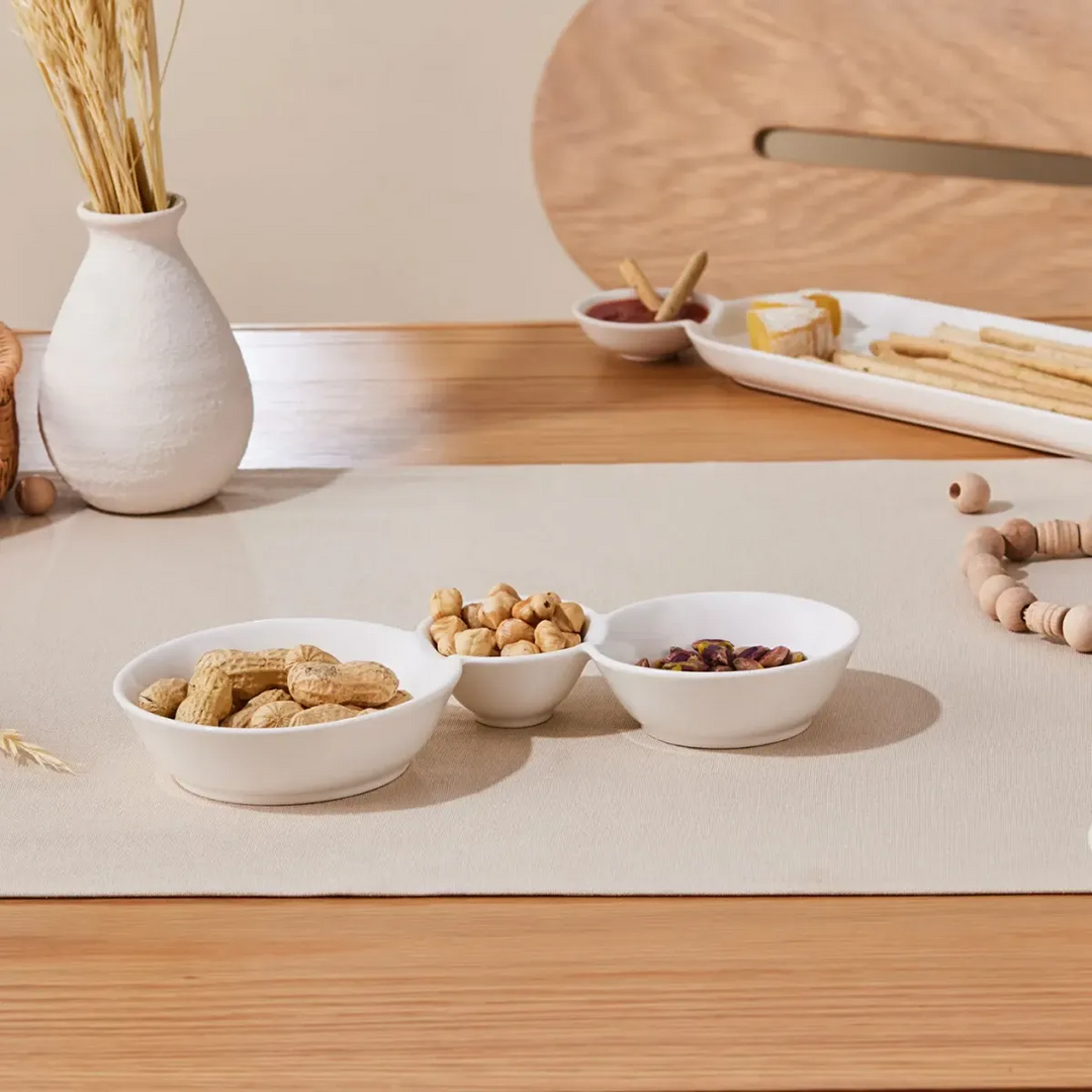 Karaca Carmen Trend 3 Section Presentation Plate 26 Cm