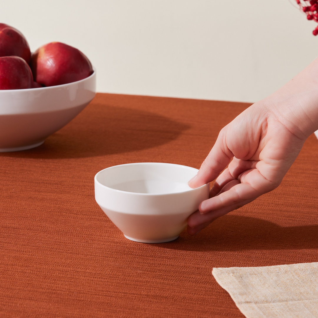 Karaca Stream Basic Line Snack Bowl 11 cm – White