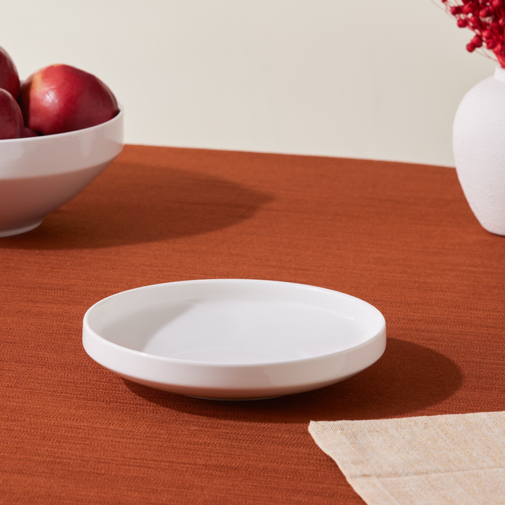 Karaca Stream Basic Line Deep Plate 19 cm – White