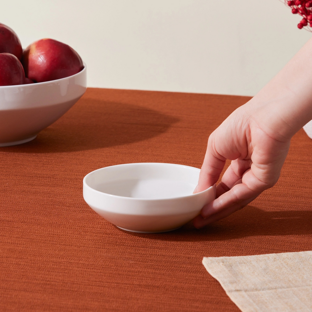 Karaca Stream Basic Line Bowl 13 cm – White