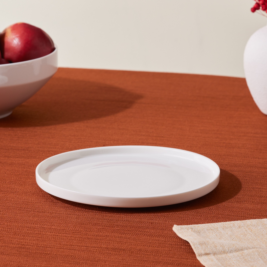 Karaca Stream Basic Line Pasta Plate 21 cm – White