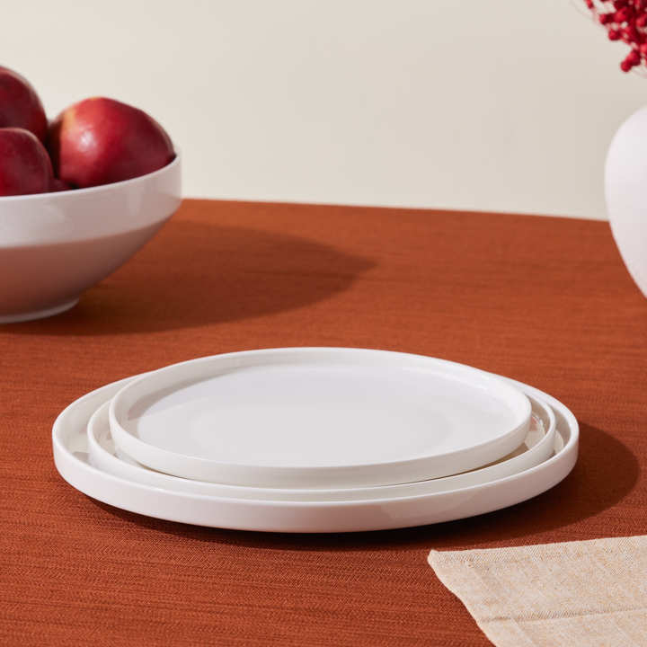 Karaca Stream Basic Line Pasta Plate 21 cm – White