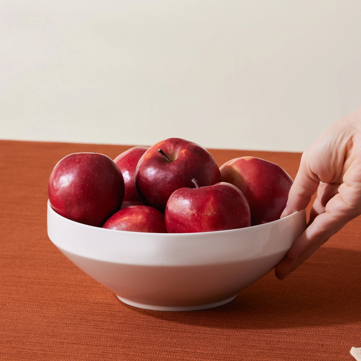 Karaca Stream Basic Line Salad Bowl 23 cm – White