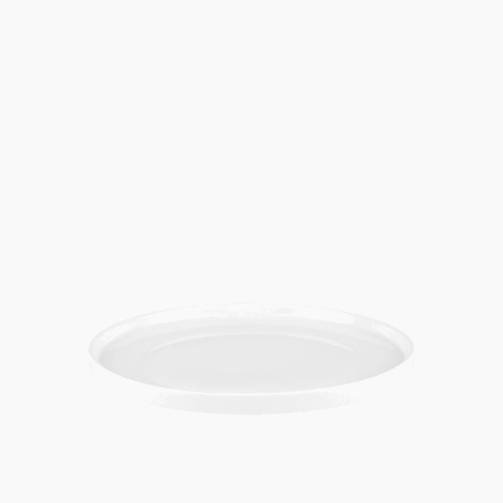 Karaca Stream Basic Line Serving Plate – White
