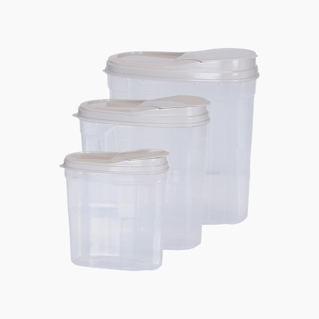 Karaca Terra 3-Piece Storage Container Set - Red