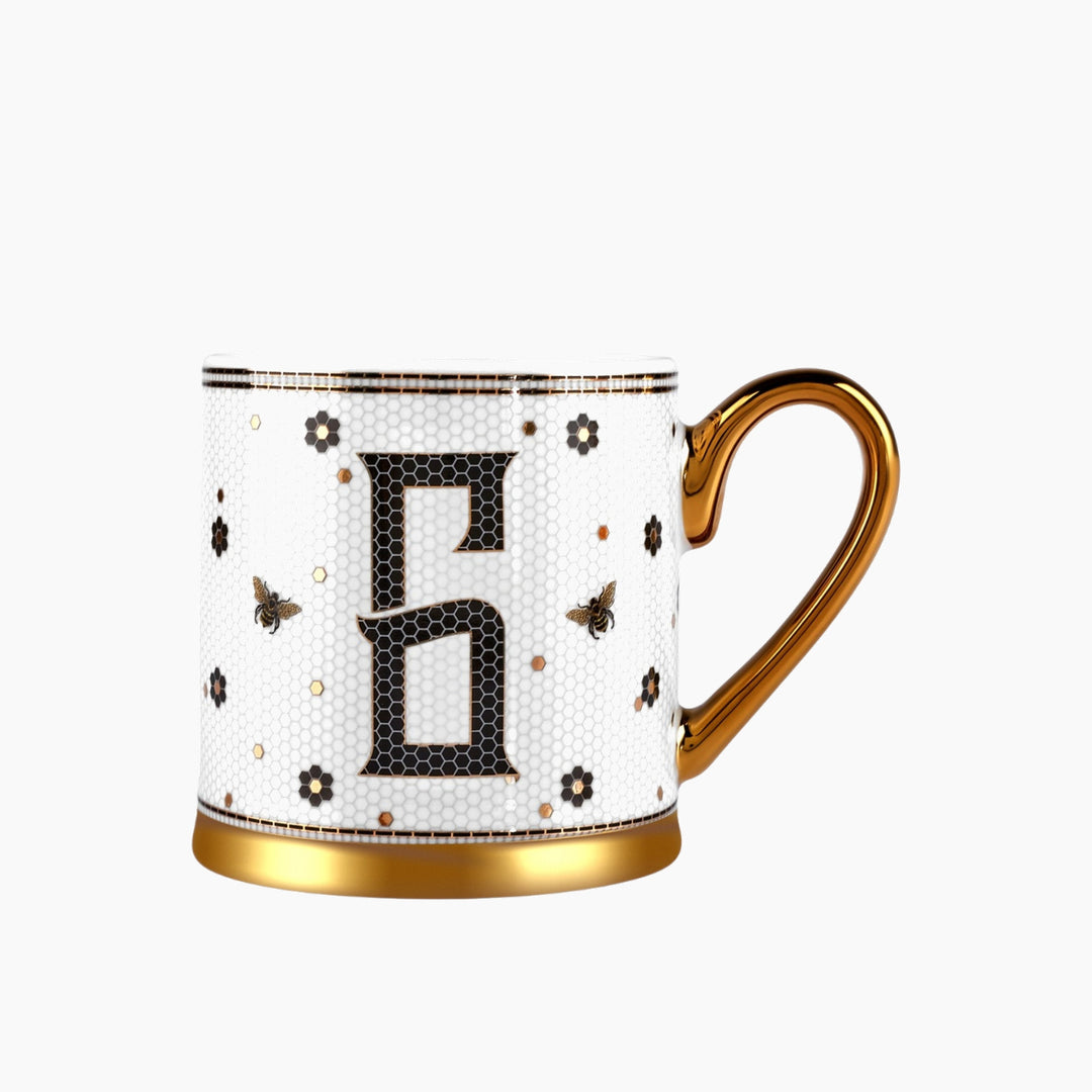 Karaca Letter Mug 330 ml – White