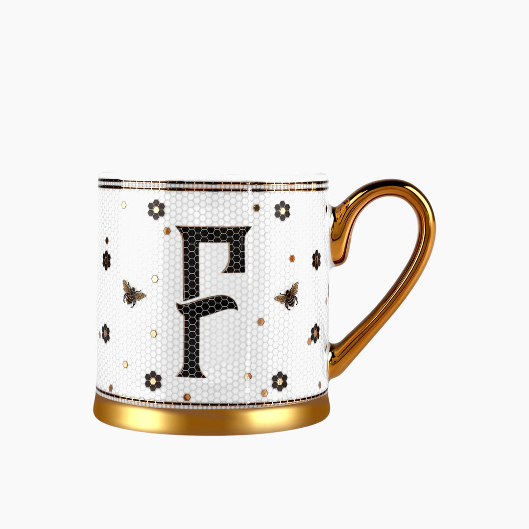 Karaca Letter Mug 330 ml – White