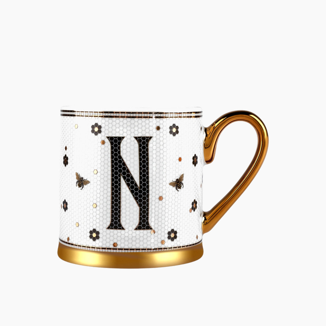 Karaca Letter Mug 330 ml – White