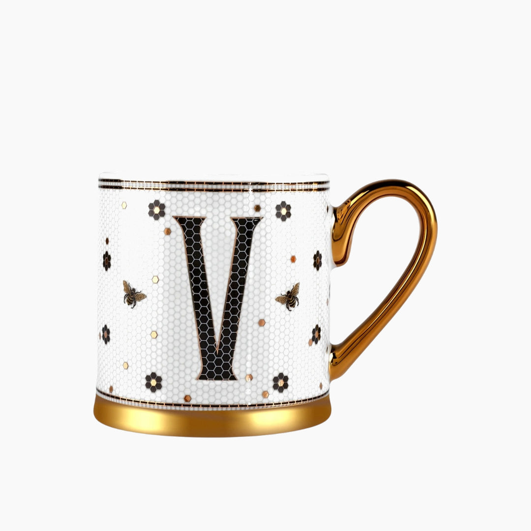 Karaca Letter Mug 330 ml – White