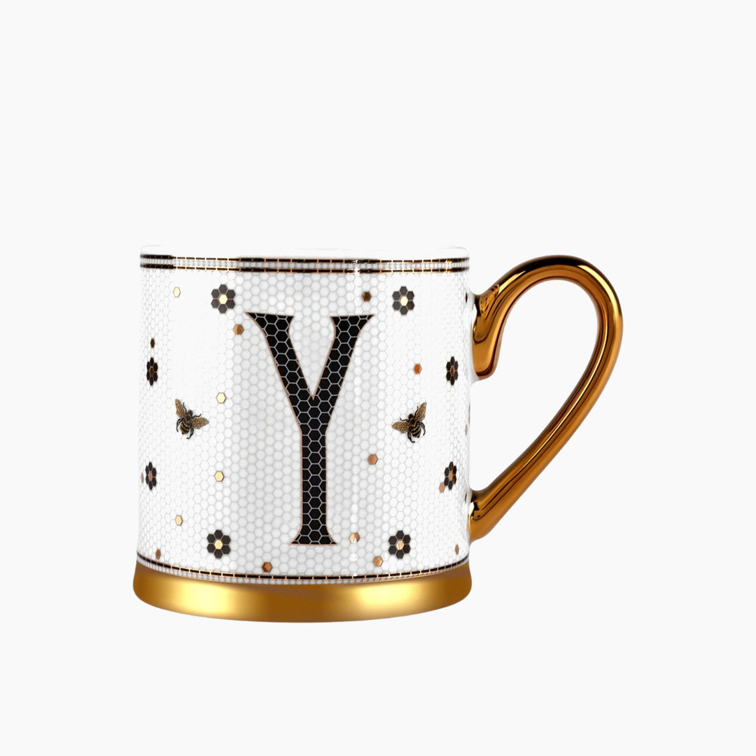 Karaca Letter Mug 330 ml – White