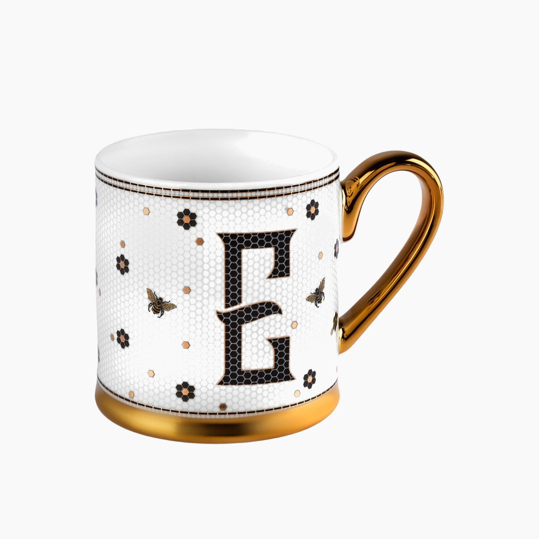 Karaca Letter Mug 330 ml – White