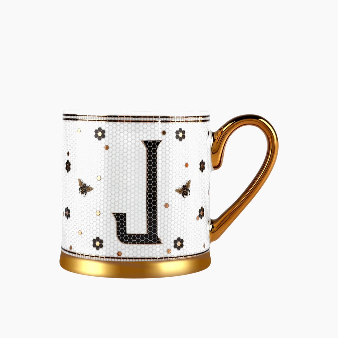 Karaca Letter Mug 330 ml – White