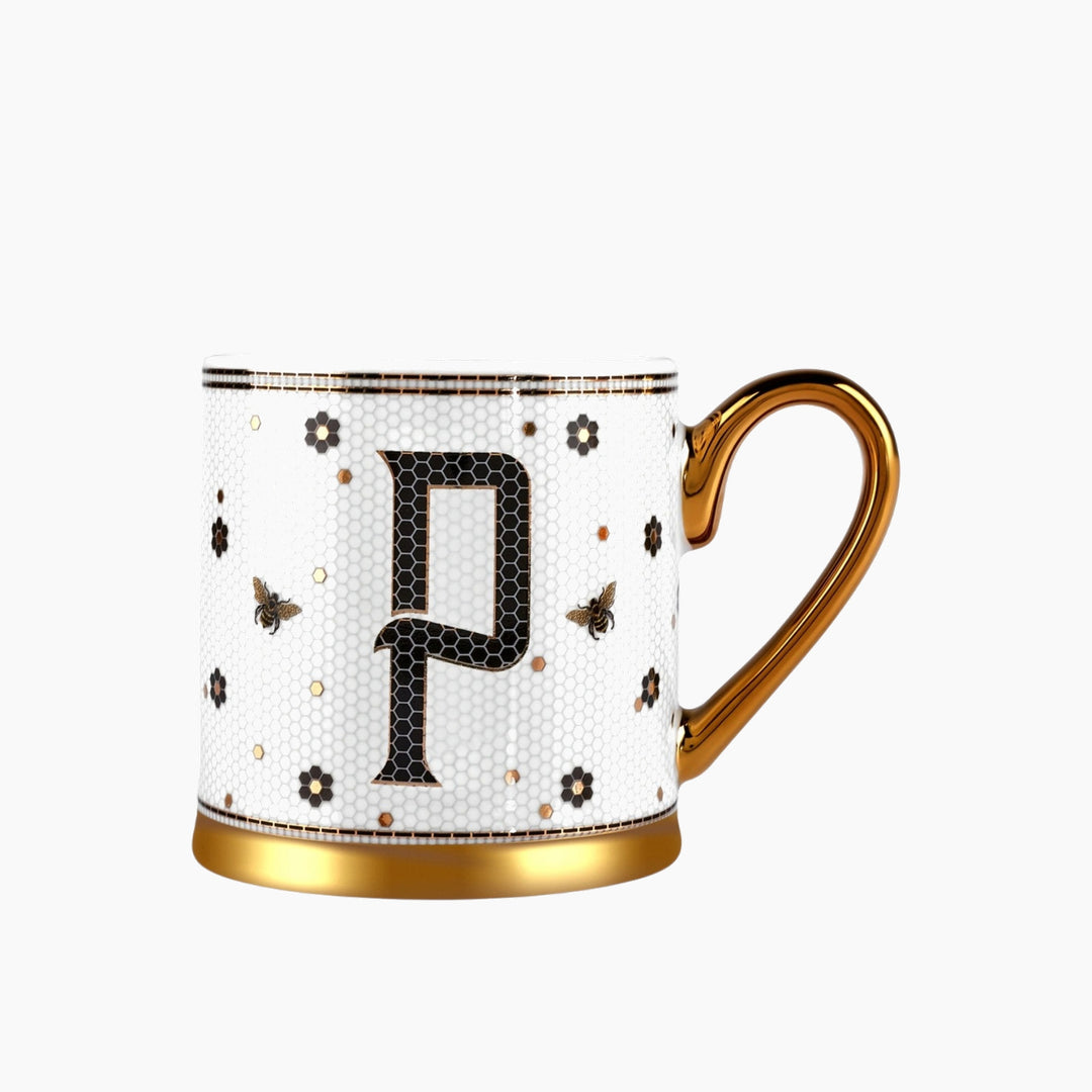 Karaca Letter Mug 330 ml – White