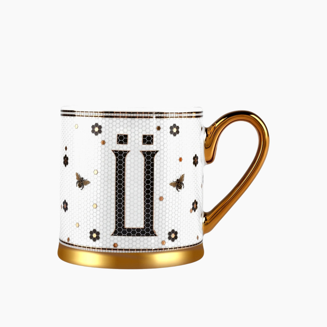 Karaca Letter Mug 330 ml – White