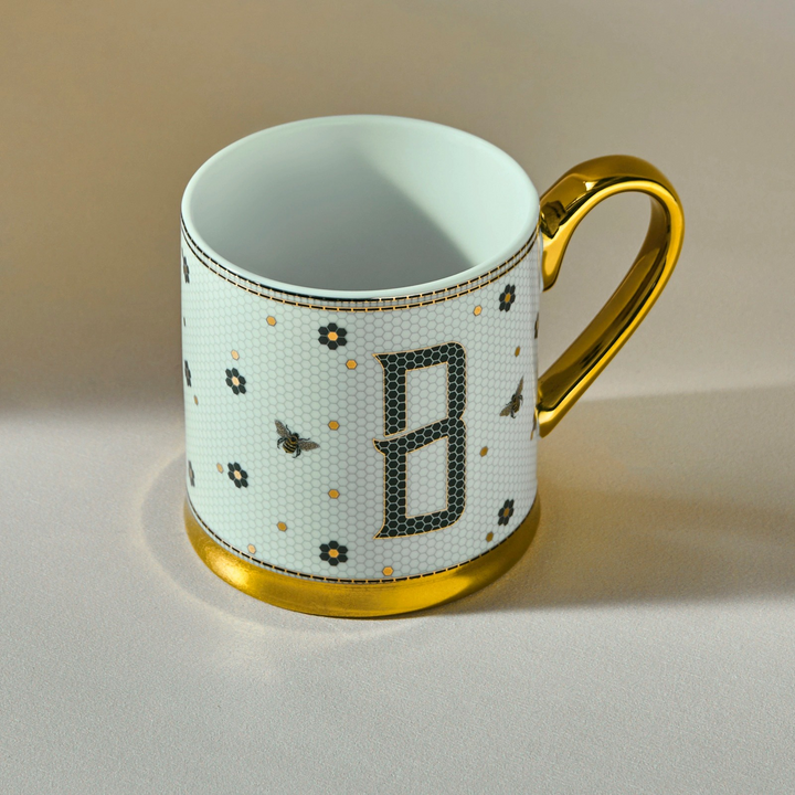 Karaca Letter Mug 330 ml – White