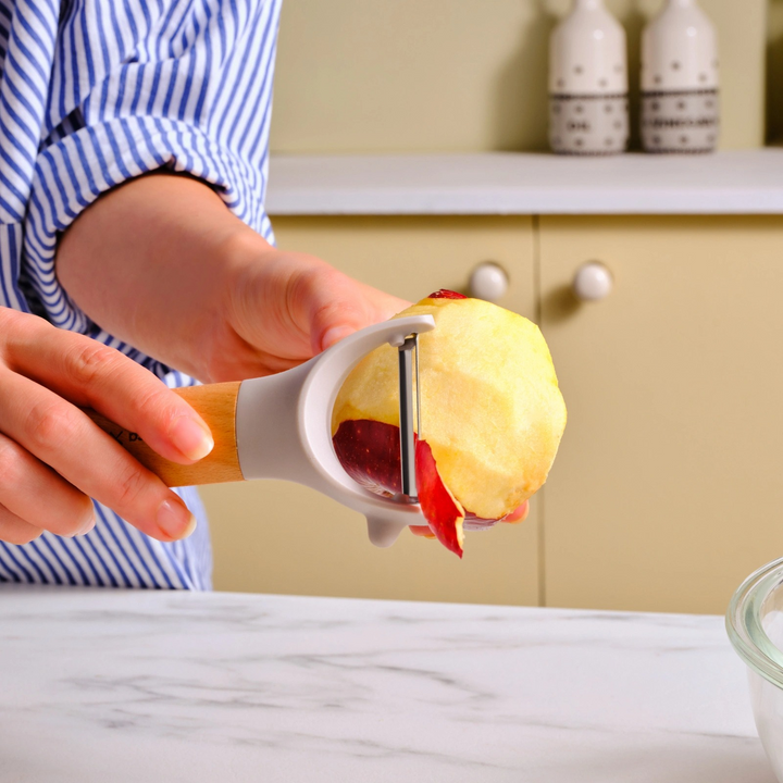 Karaca x Refika Gadgets Wooden Handle Side Peeler