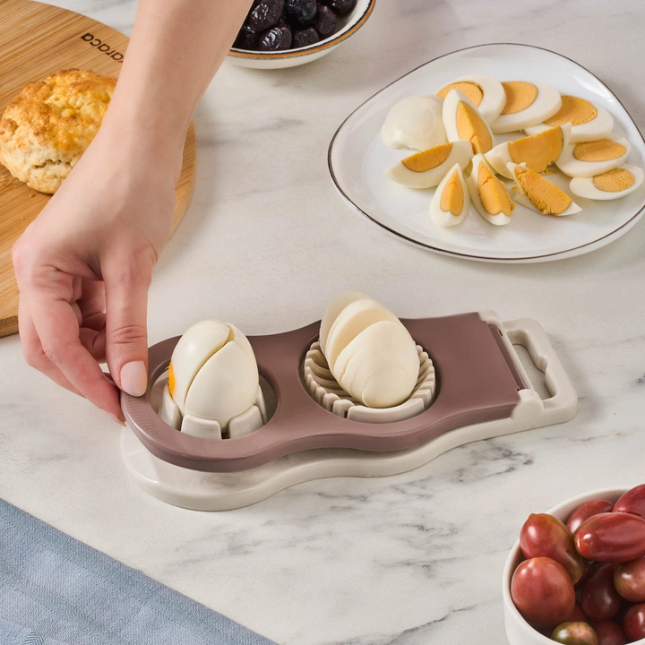 Karaca Crick Crack Harmony Egg Slicer – Grey