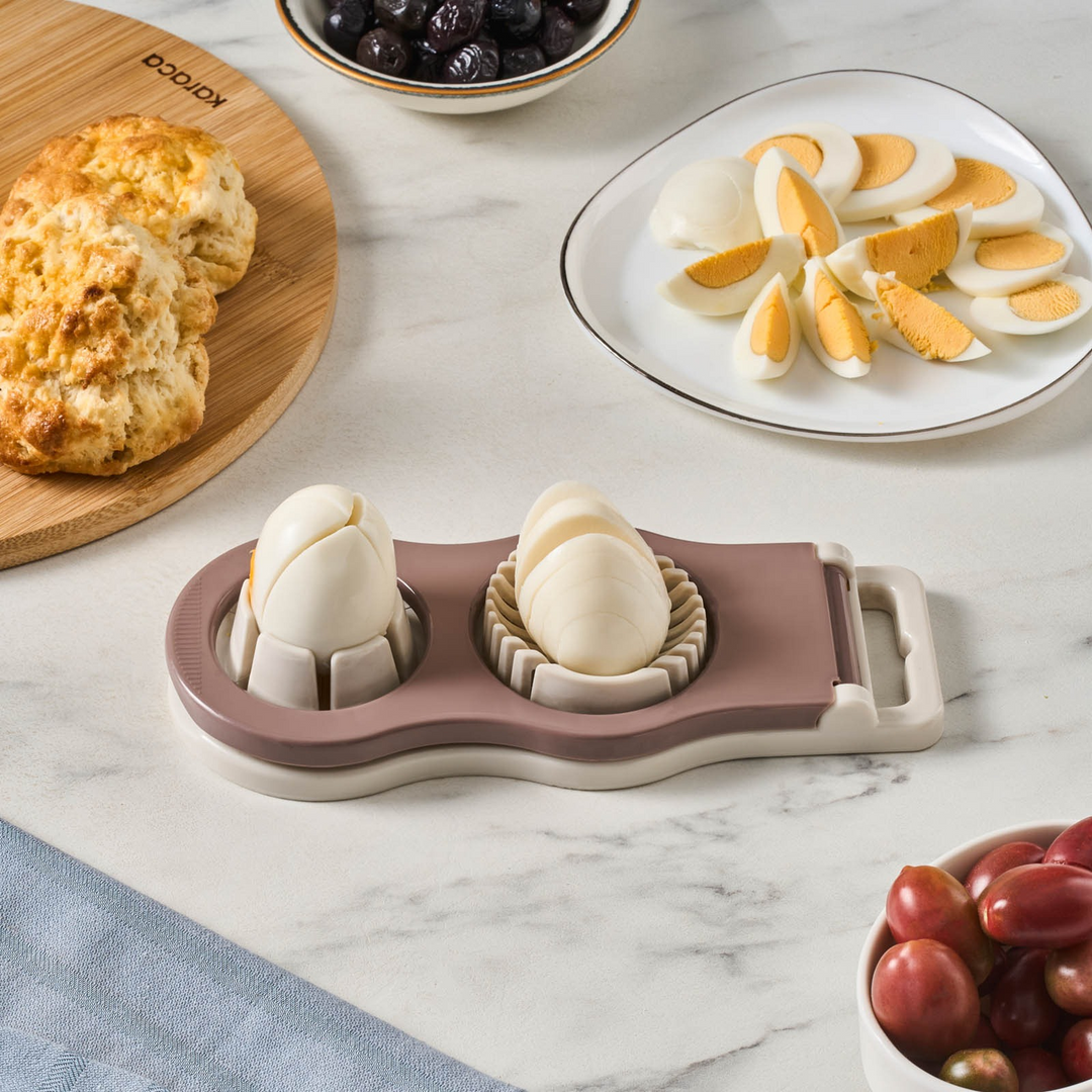 Karaca Crick Crack Harmony Egg Slicer – Grey