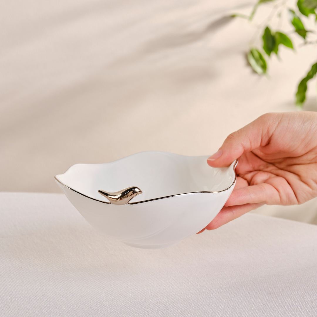 Karaca X Müge Anlı Gold Bird Bowl 15.5 cm – Gold