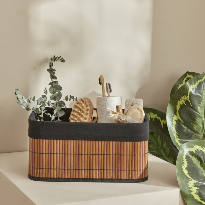 Karaca Home Gillina Bamboo Organizer 32 × 22 × 16 cm