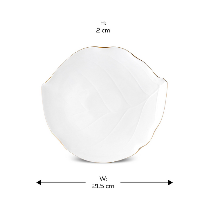 Karaca X Müge Anlı Gold Dessert Plate 21 cm