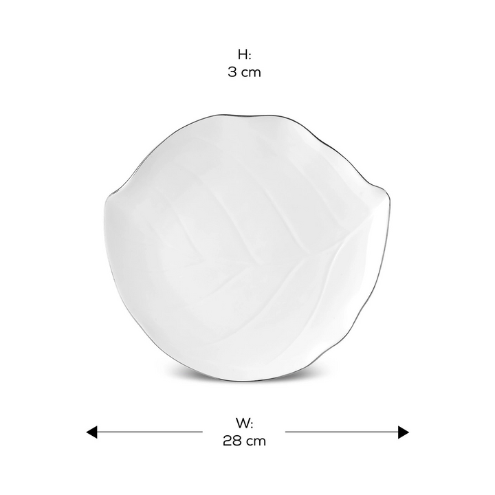 Karaca X Müge Anlı Gold Serving Plate 27 cm