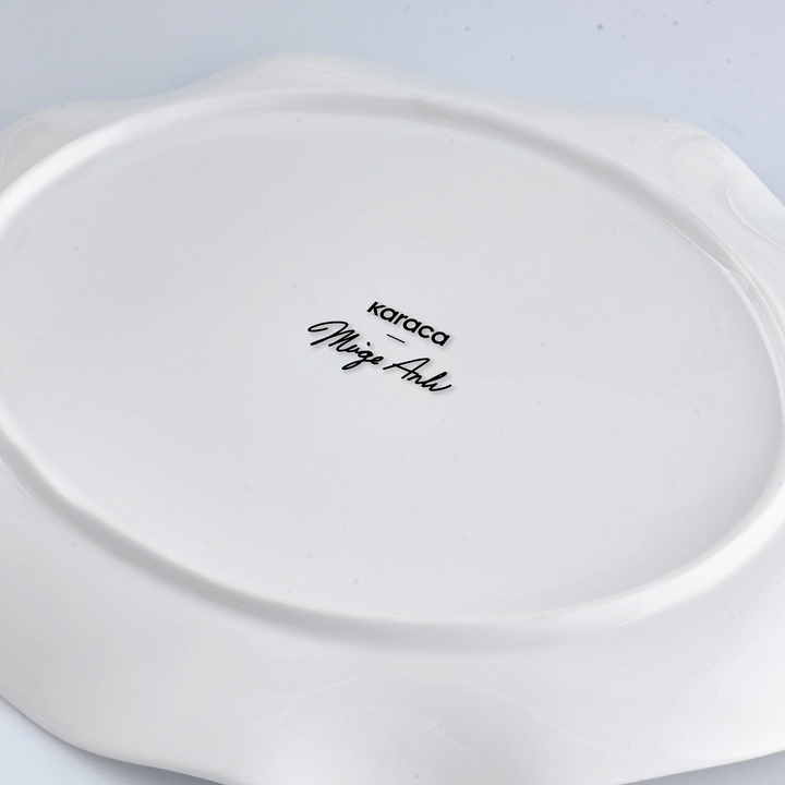 Karaca X Müge Anlı Gold Serving Plate 27 cm