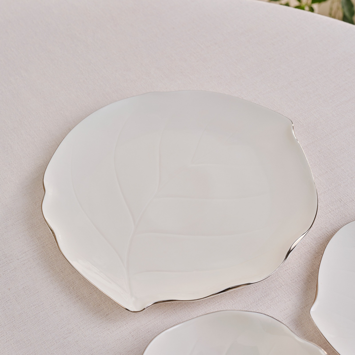Karaca X Müge Anlı Plain Serving Plate 27 cm – Platinum