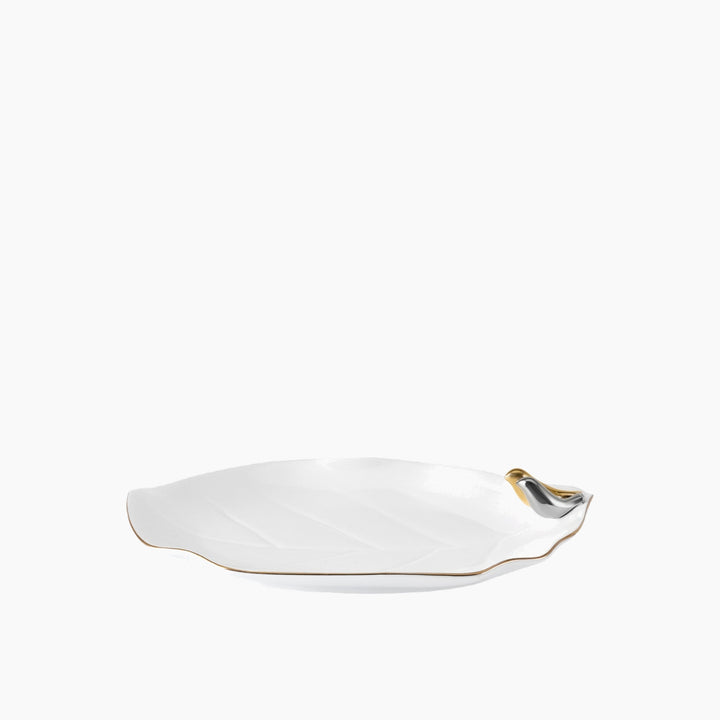 Karaca X Müge Anlı Gold Bird Oval Plate 20 cm – Gold