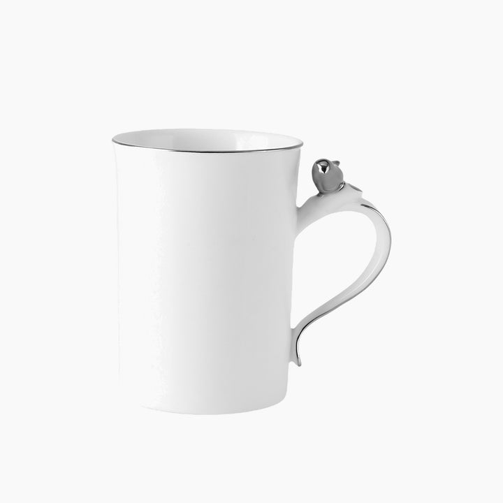 Karaca X Müge Anlı Silver Bird Mug 300 ml – Platinum