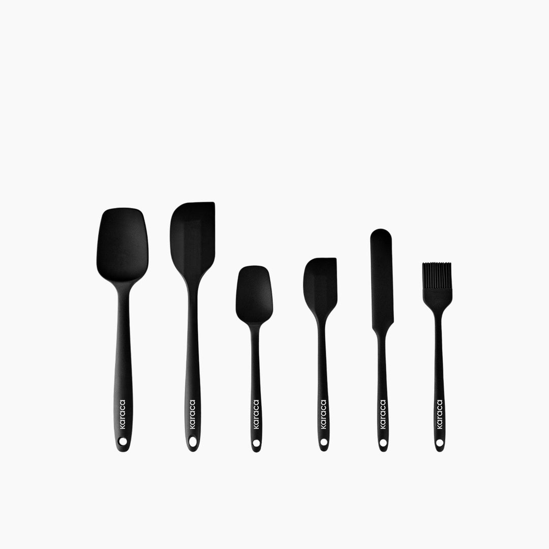 Karaca Lively 6-Piece Silicone Set - Black