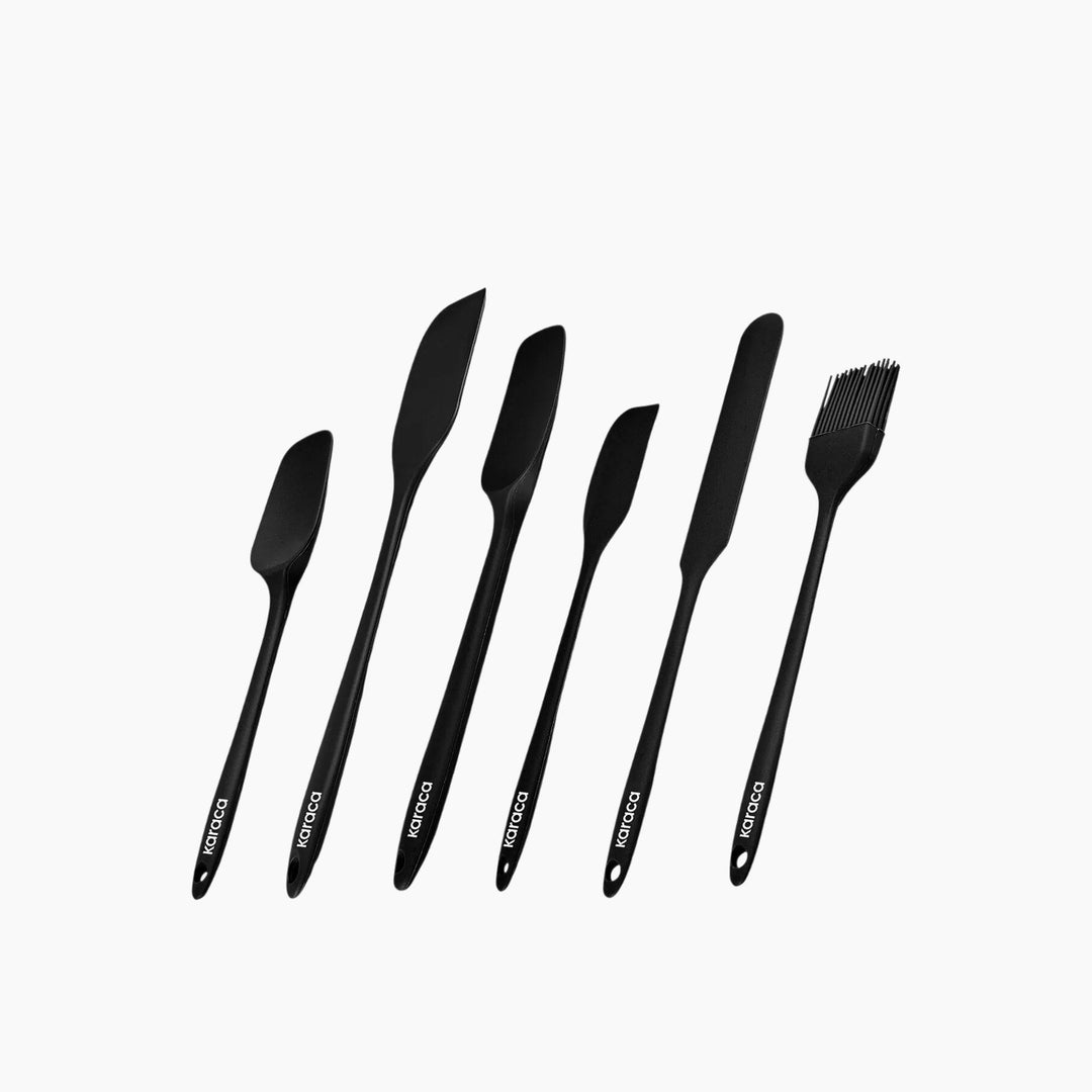 Karaca Lively 6-Piece Silicone Set - Black