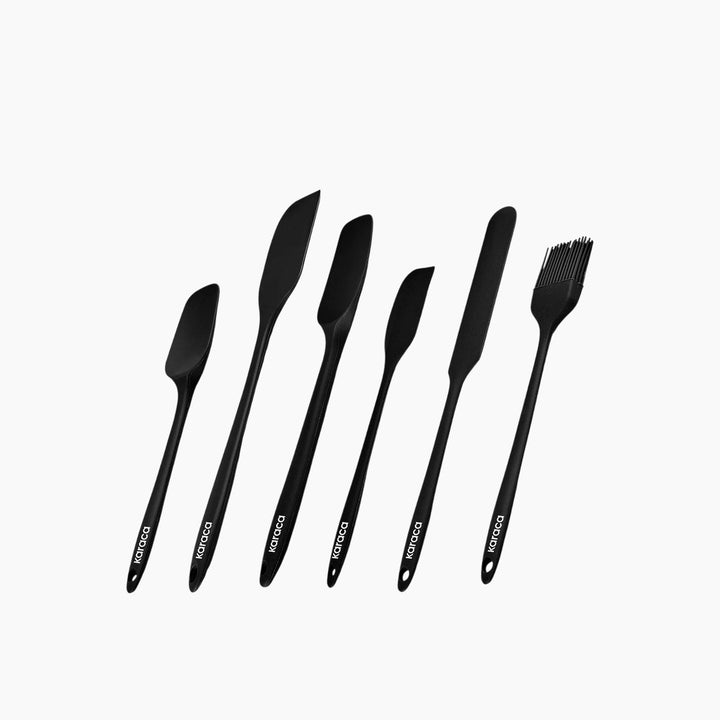 Karaca Lively 6-Piece Silicone Set - Black
