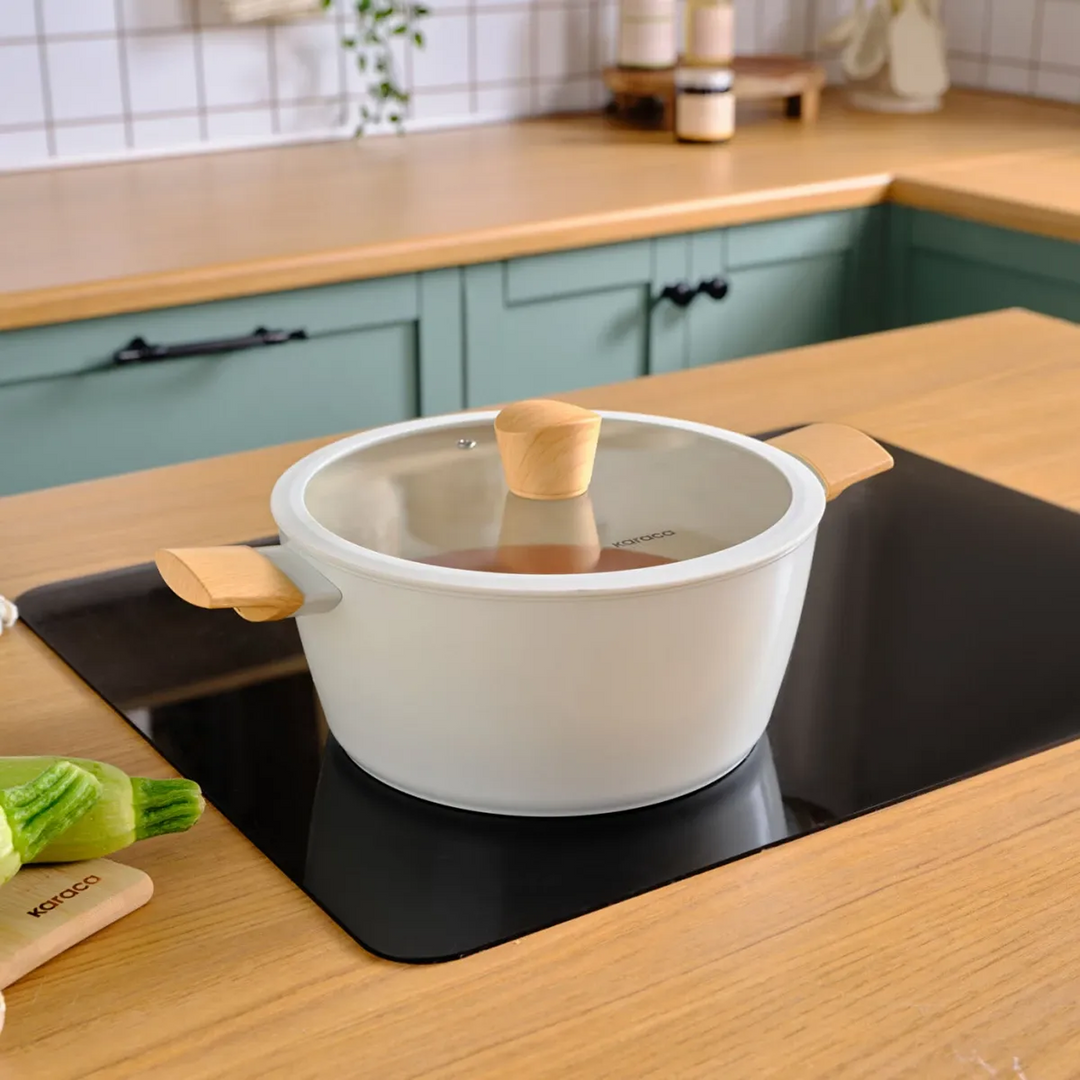 Karaca Swiss Crystal Almond Saucepan - 24 Cm