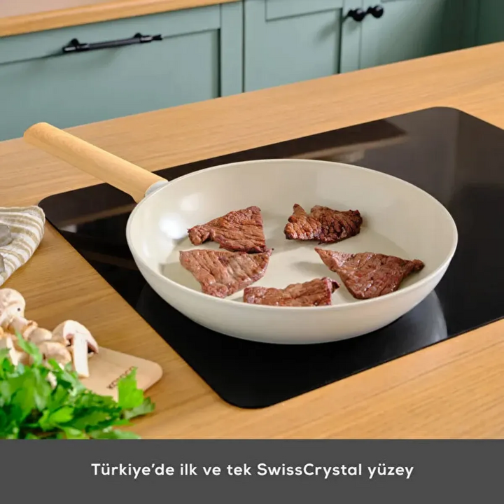 Karaca Swiss Crystal Almond Frying Pan