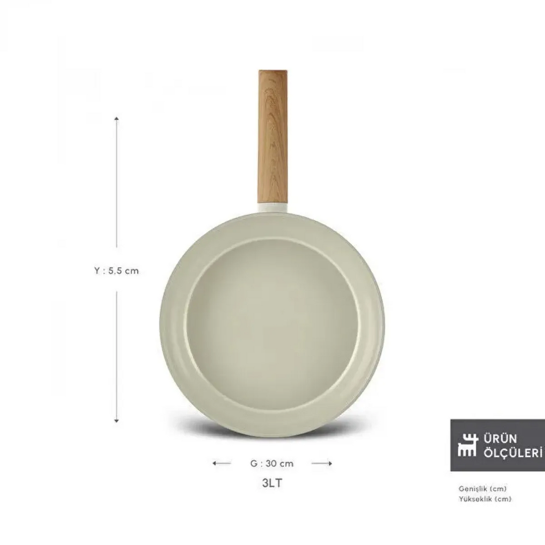 Karaca Swiss Crystal Almond Frying Pan