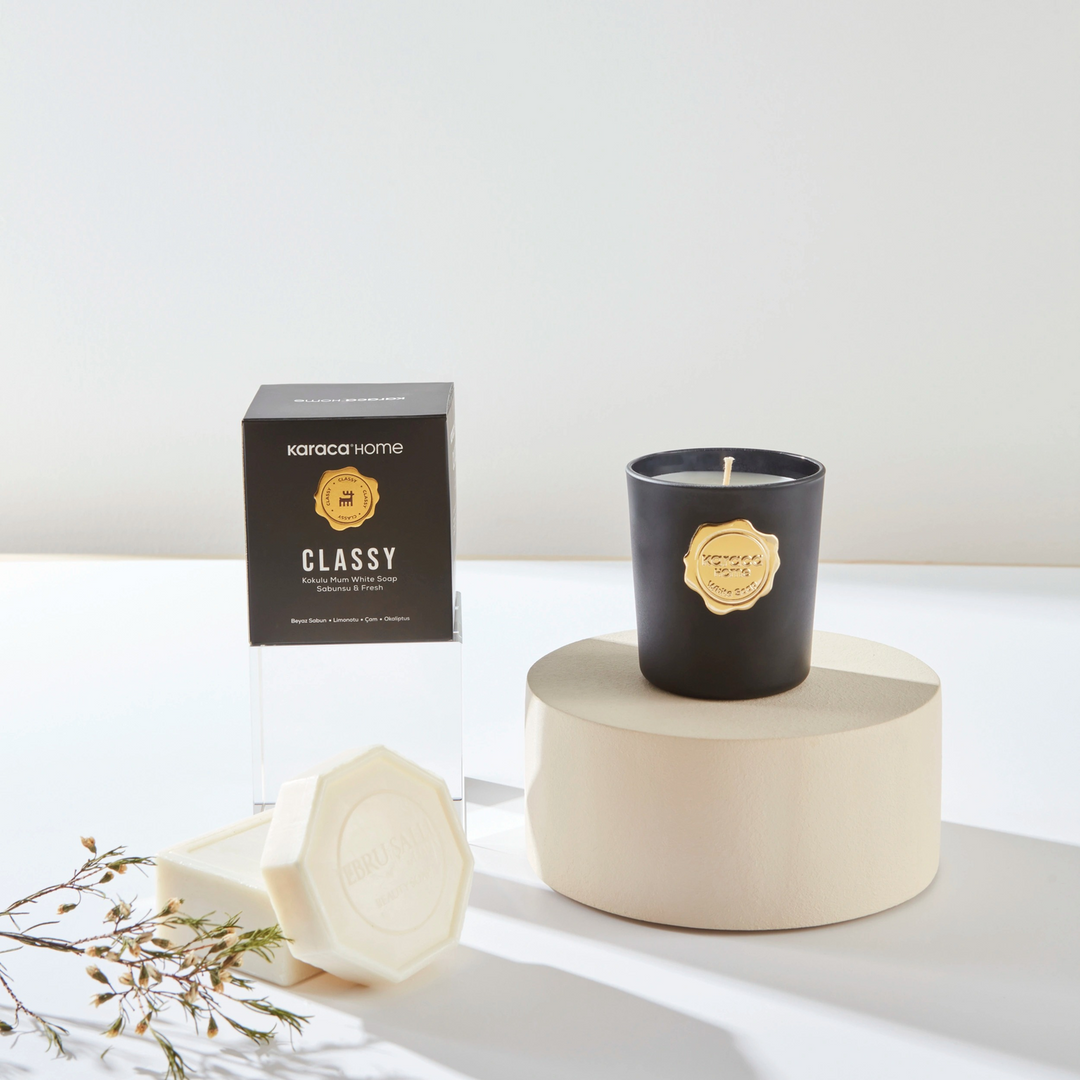 Karaca Home Classy Scented Candle with Glass Holder 170 g