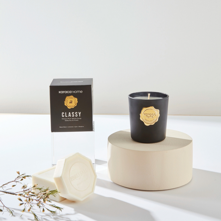 Karaca Home Classy Scented Candle with Glass Holder 170 g