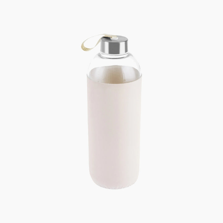 Karaca Leather Glass Water Bottle 1 L