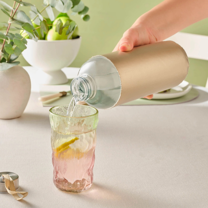 Karaca Leather Glass Water Bottle 1 L