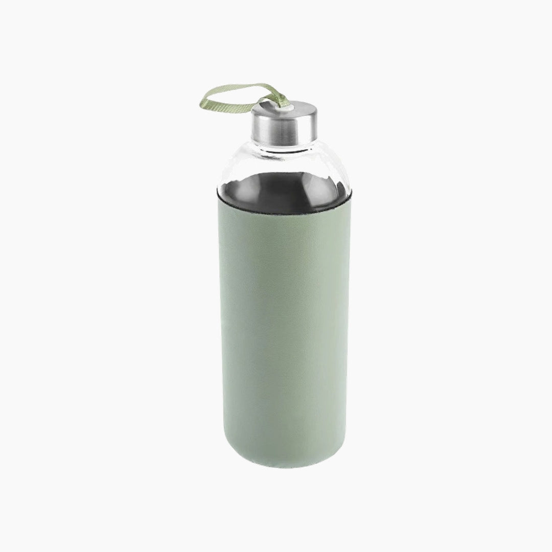 Karaca Leather Glass Water Bottle 1 L