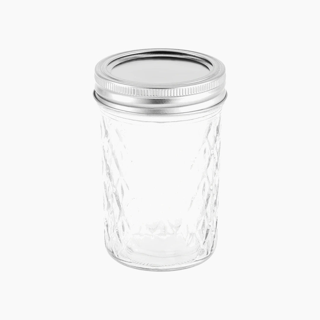 Karaca X Refika Glass Storage Jar 250 ml – Baklava Pattern
